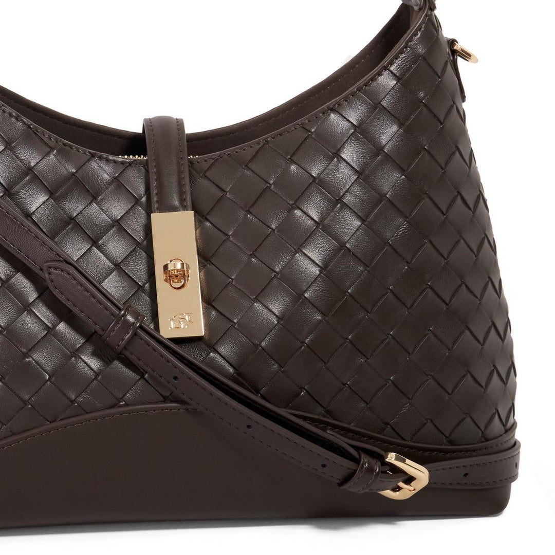 Dune Dorset Hand Bag Dark Brown