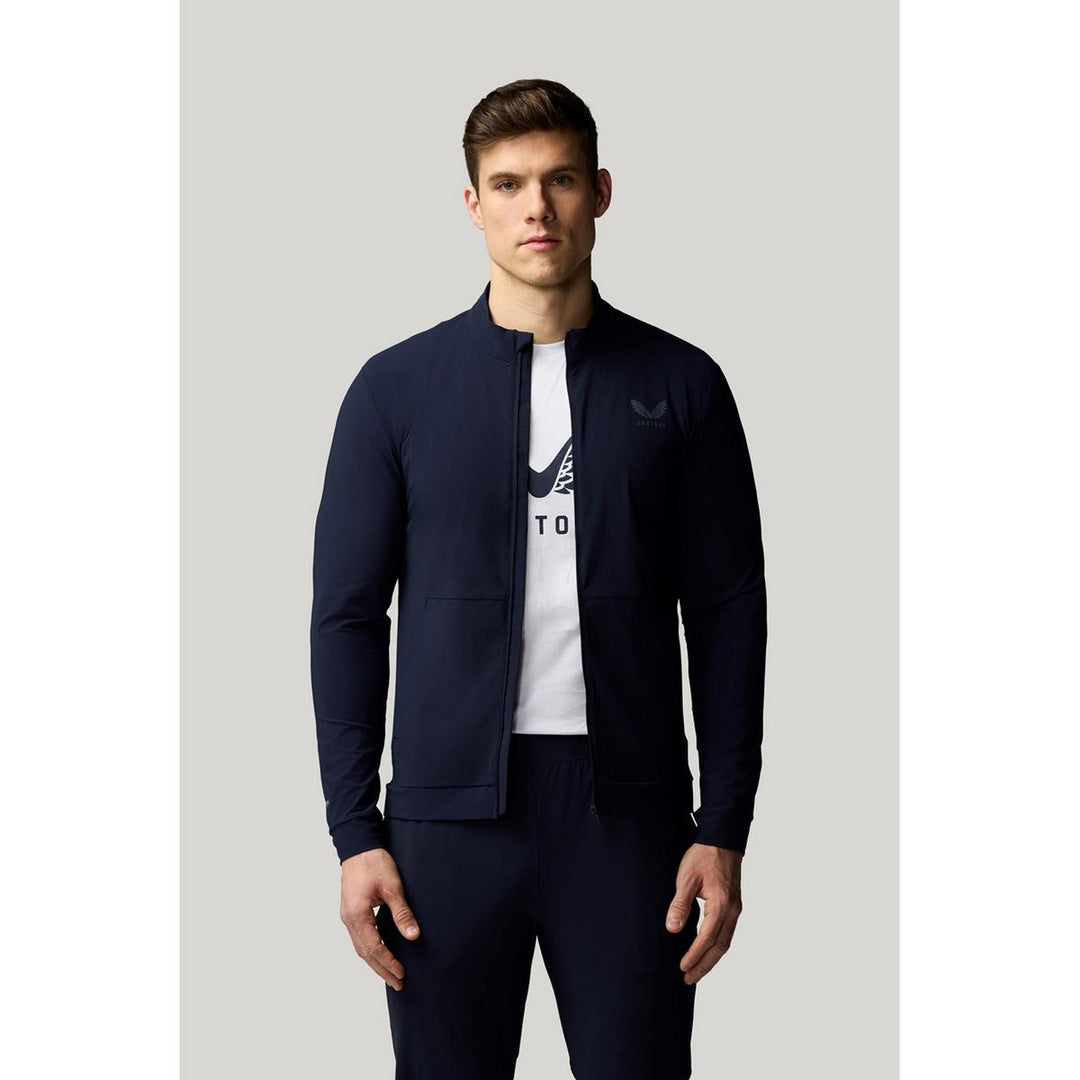 Castore TECH TRAINING JACKET CASTORE NAVY/PEWTER – view 2