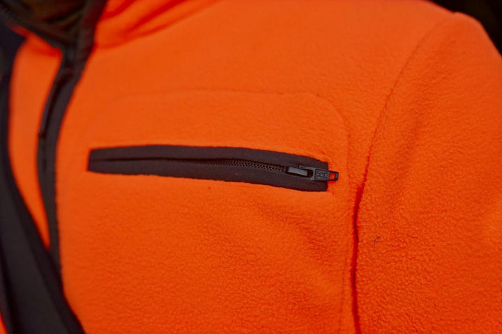 Harkila Wildboar Pro Blaze fleece jacket Orange blaze