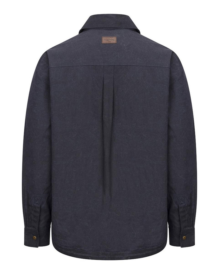 Hoggs of Fife Huntly Waxed Canvas Utility Overshirt - Midnig – view 2