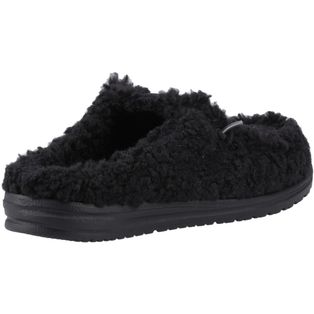 Wally Slipper Black/Black