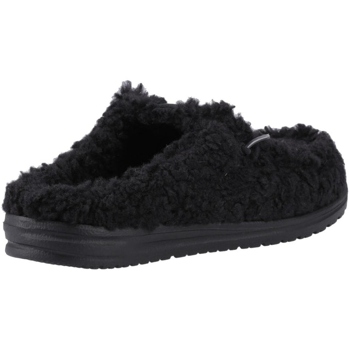 Wally Slipper Black/Black