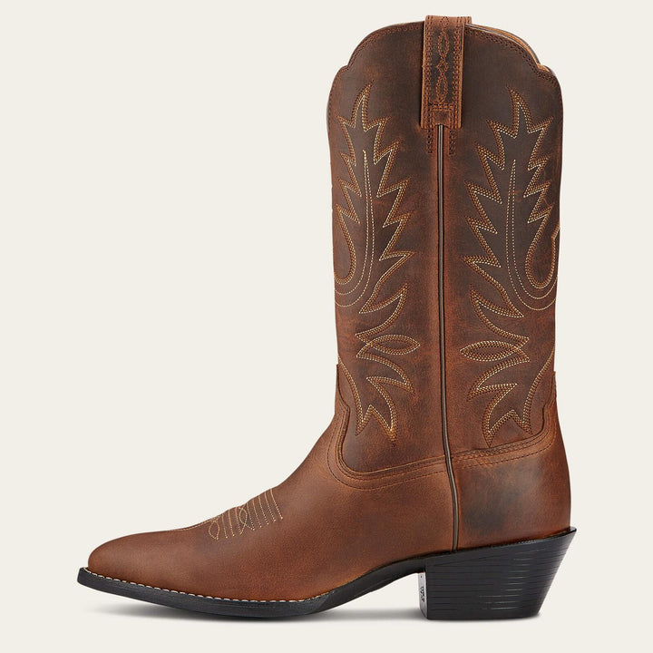 Ariat Ladies Heritage Western R Toe Distbrn