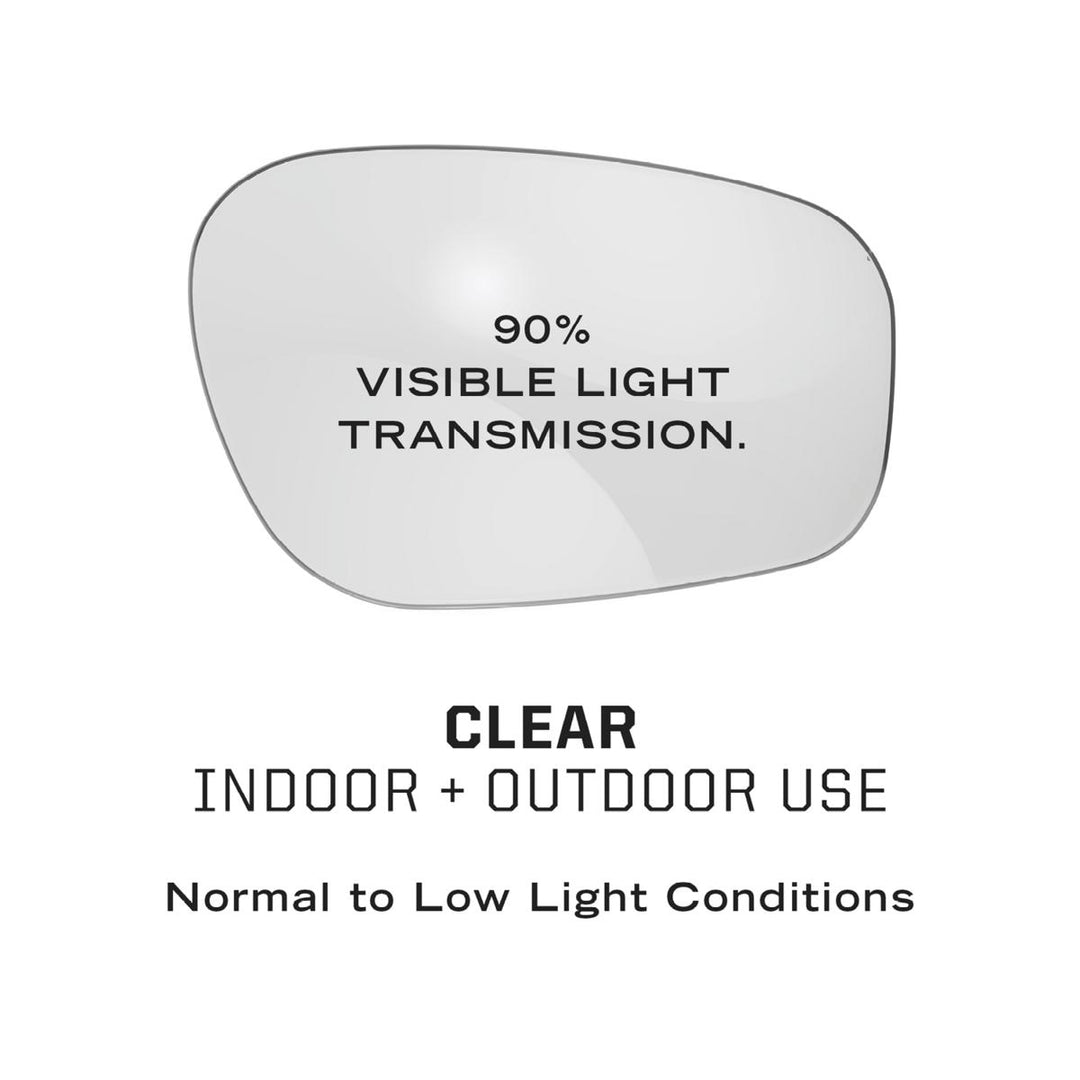 TYPE-N SAFETY EYEWEAR - CLEAR FRAME - CLEAR LENS