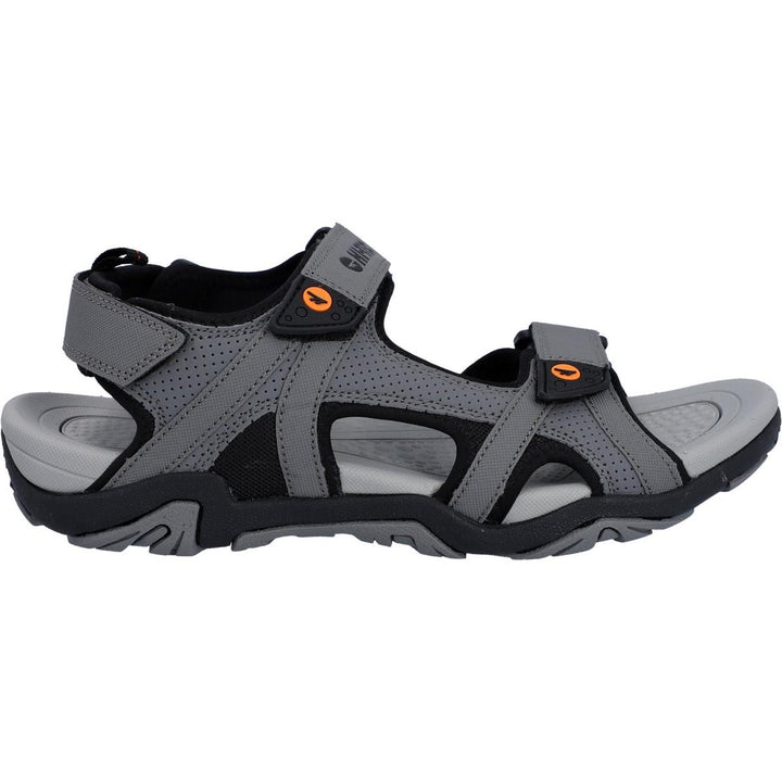 Hi-Tec Crater Sandal Steel Grey/Black/Orange