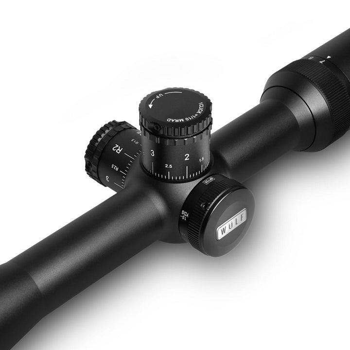 Wulf Lightning 7-25x44 Rifle Scope - 1-inch Aluminium Monotube Main Tube, Versatile 7-25x Magnification Range & 44mm Objective