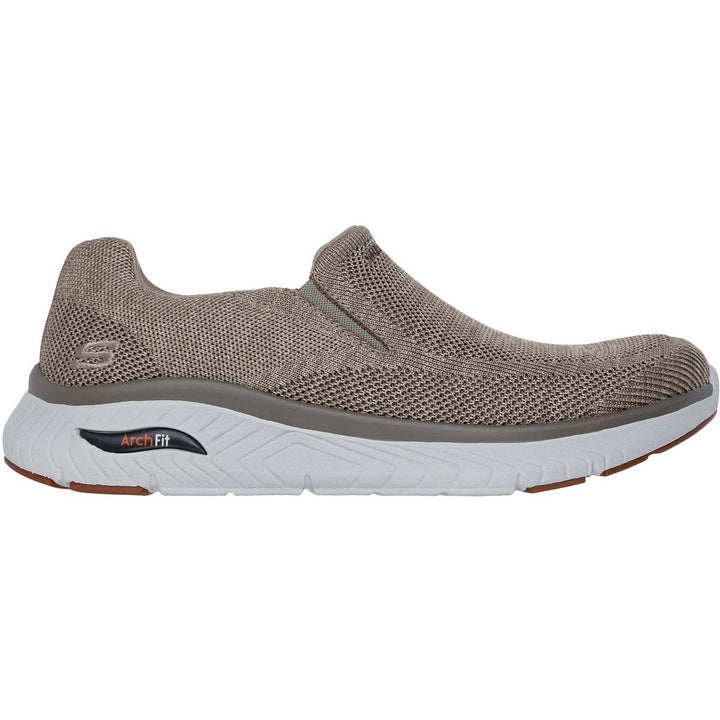 Skechers Arch Fit Crosser Locke Trainer Taupe – view 5