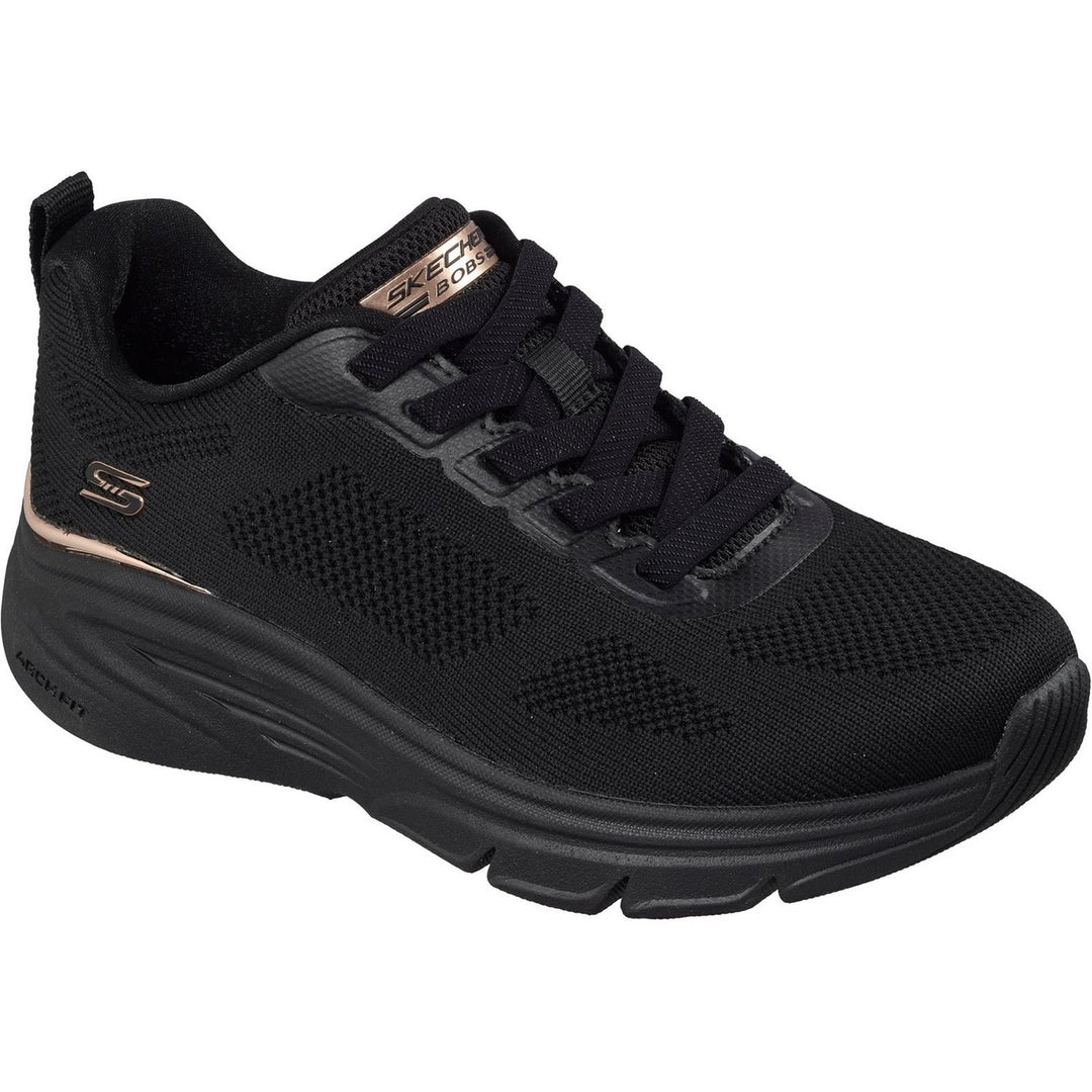 BOBS ARCH FIT ELEV8 Black Engineered Knit