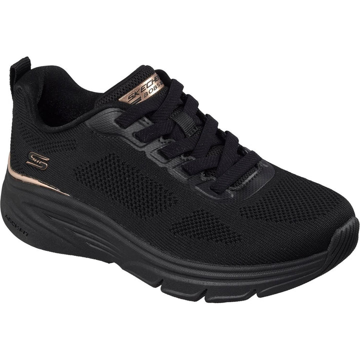 BOBS ARCH FIT ELEV8 Black Engineered Knit
