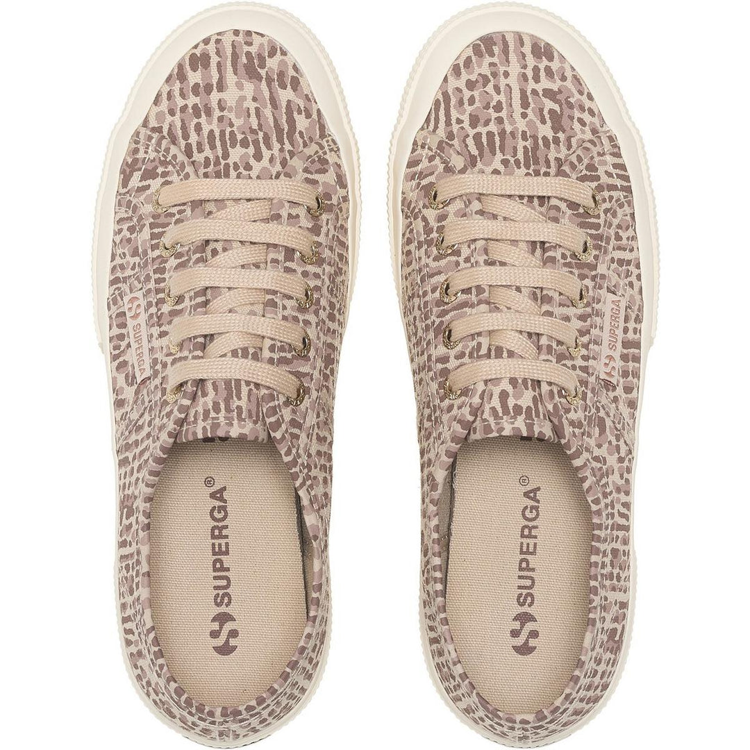 Superga 2750 Jaguar Print Shoe Brown/Light Beige