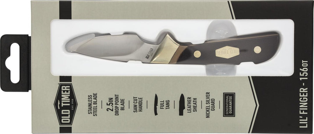 Old Timer Lil' Finger 156OT Knife with Leather Sheath – view 4
