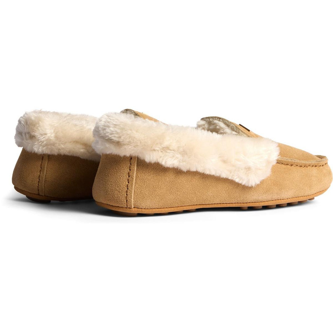 Hunter Womens Moccasin Slipper Sherpa Biscuit – view 2