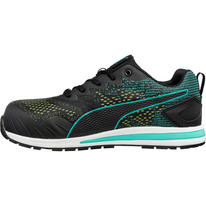 Puma Safety Vivid Green Heart Low Trainer Black/Blue