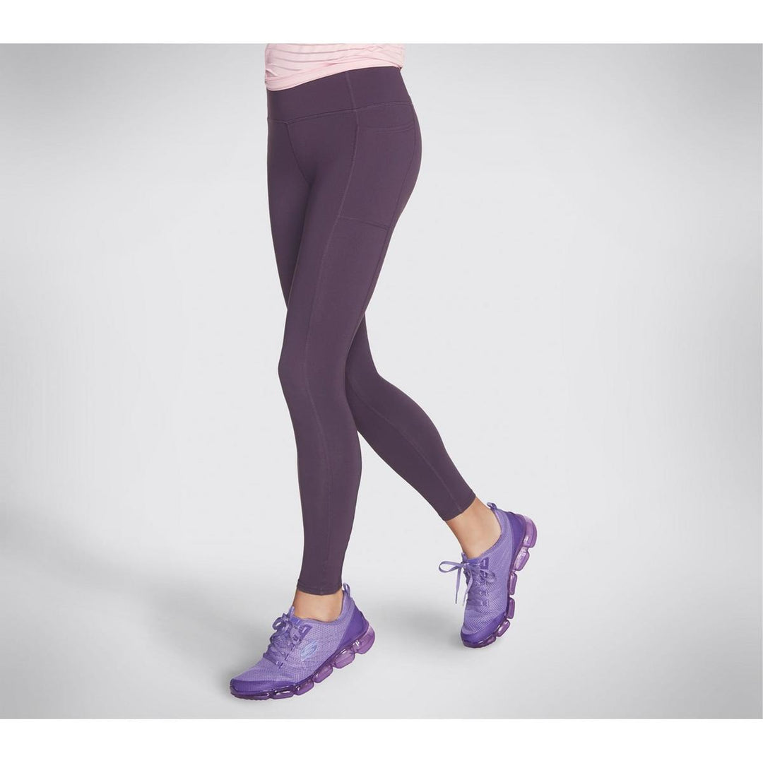 Skechers Performance GOWALK Wear High Waisted Legging Dark Purple