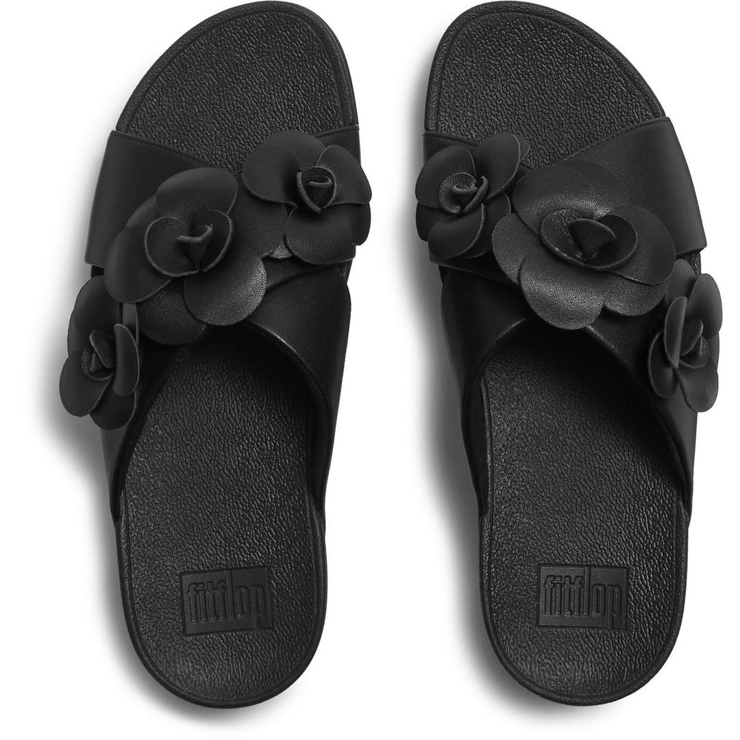 Fitflop Lulu Flower Cross Slides – view 3