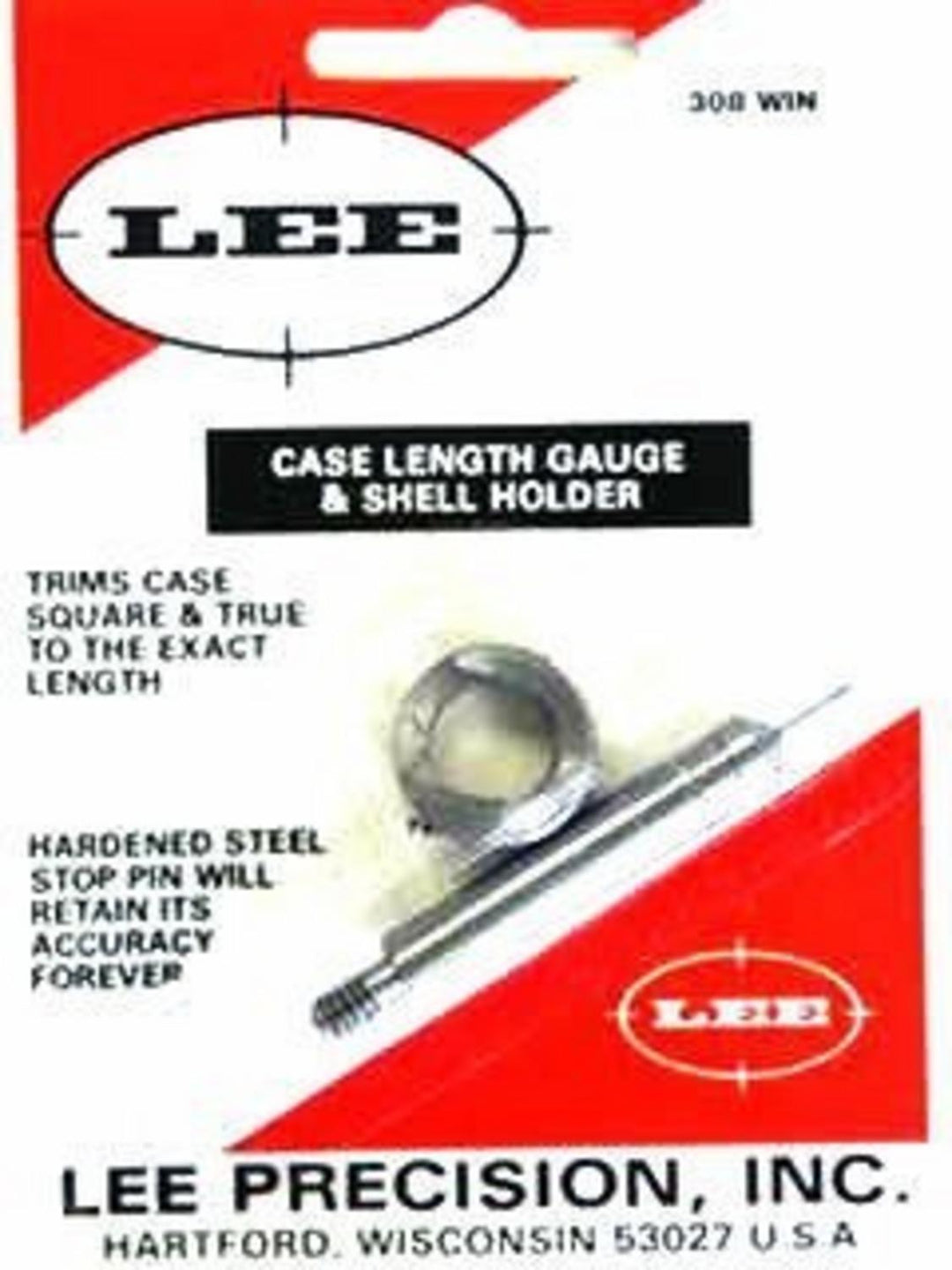 Lee Precision 308 Winchester Case Length Gauge and Shell Holder