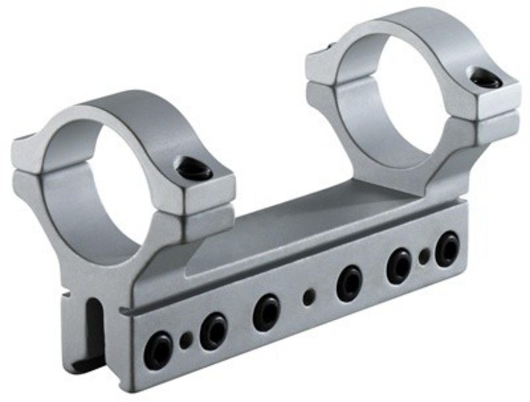 BKL 360 30mm 1 Piece 4" Long Medium Dovetail Scope Mount - Silver