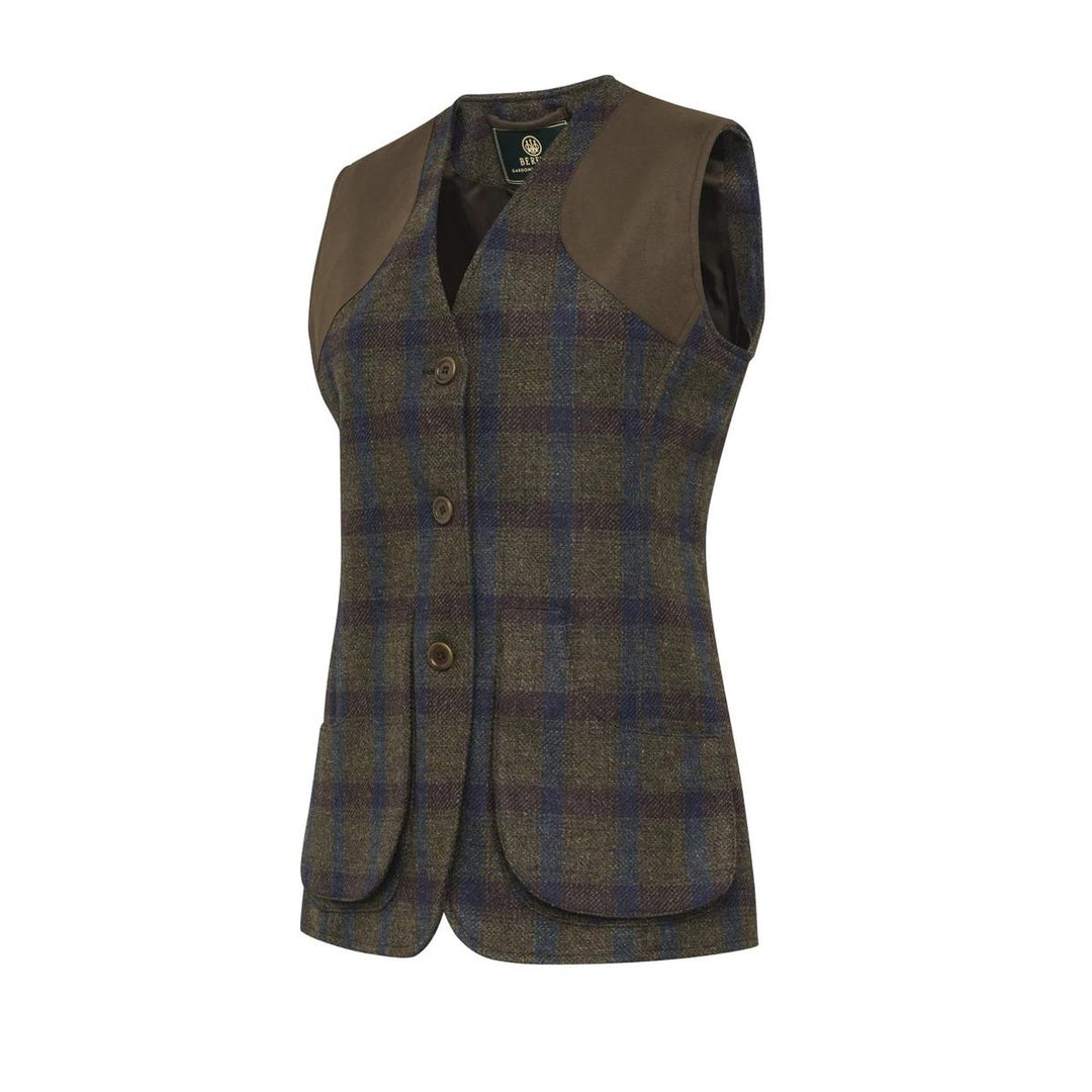 Beretta ST JAMES VEST W Brown & Dark Blue Check