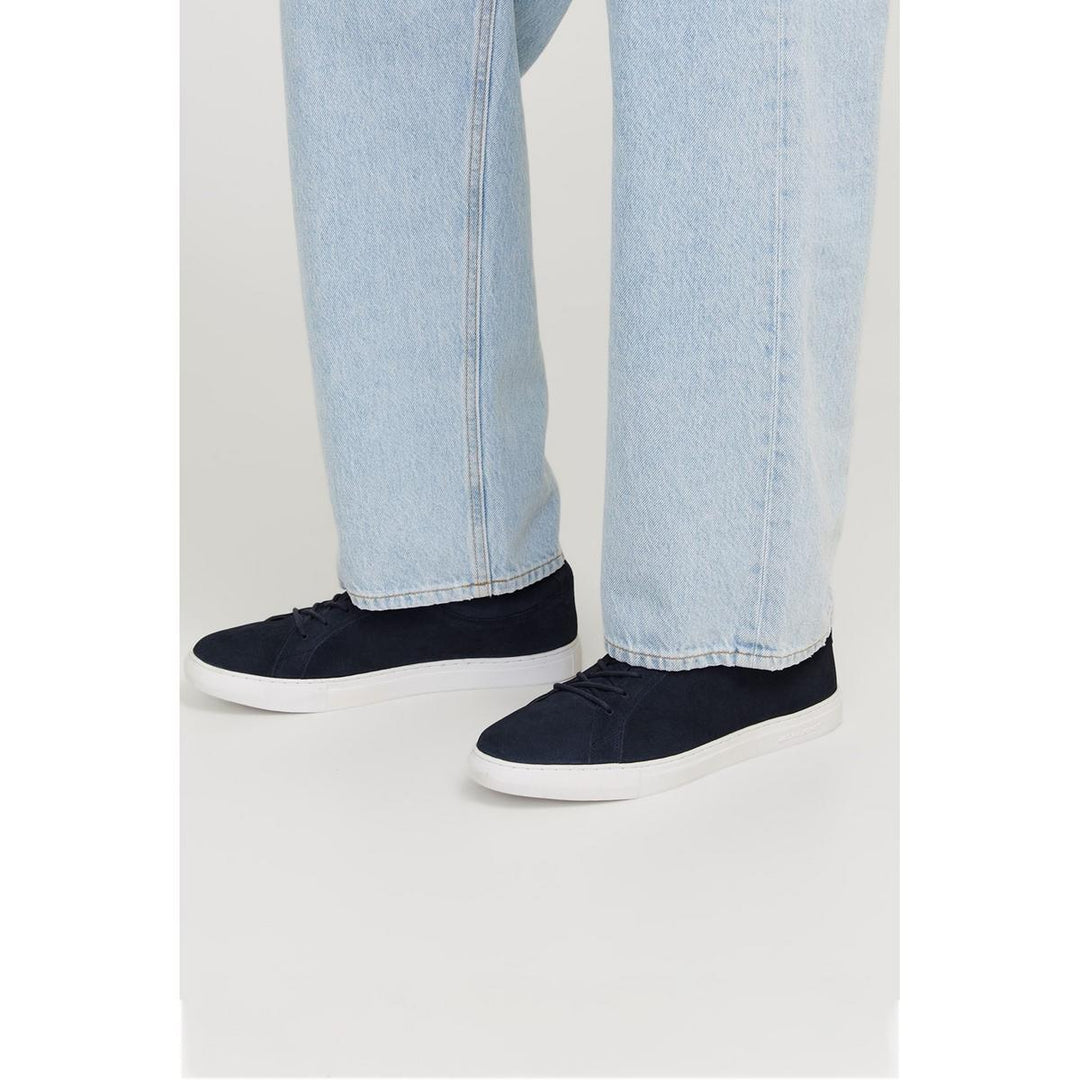 Jack & Jones Galaxy Suede Trainers Navy Blazer