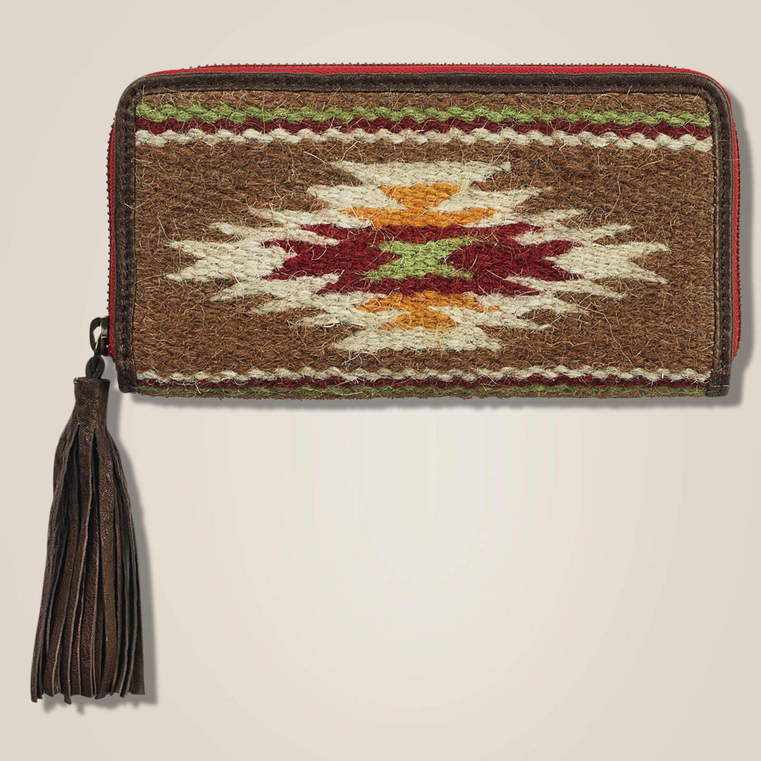Ariat M F Sheridan Clutch Wallet Brn Multi