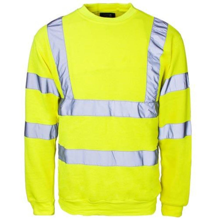 Game Standsafe HV009 Hi Vis Crew Neck Sweatshirt