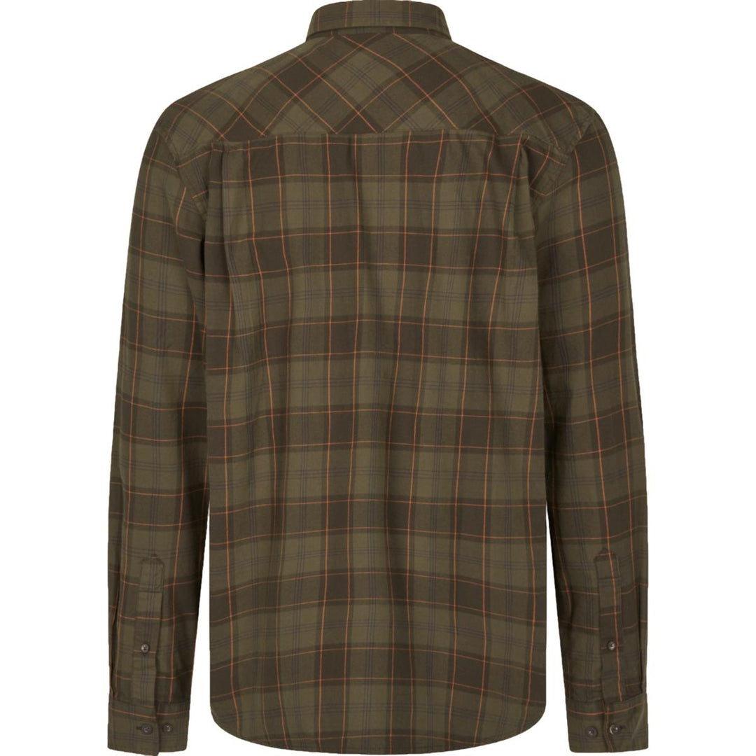 Seeland Glen Flannel Shirt Pine Green/Dark Navy Check