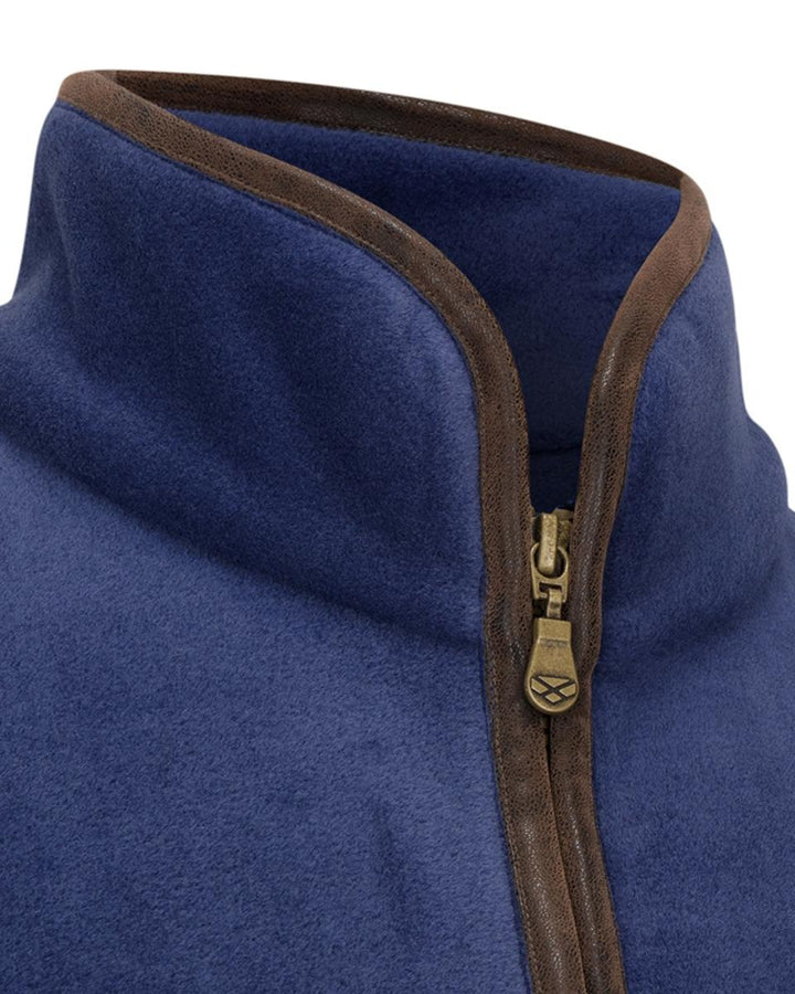 Hoggs of Fife Stenton Ladies 1/4 Zip Fleece - Nordic Blue