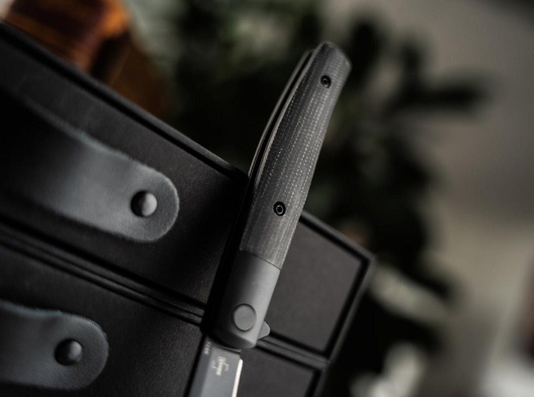 Böker Plus Modern Stockman Black Micarta Folding Knife