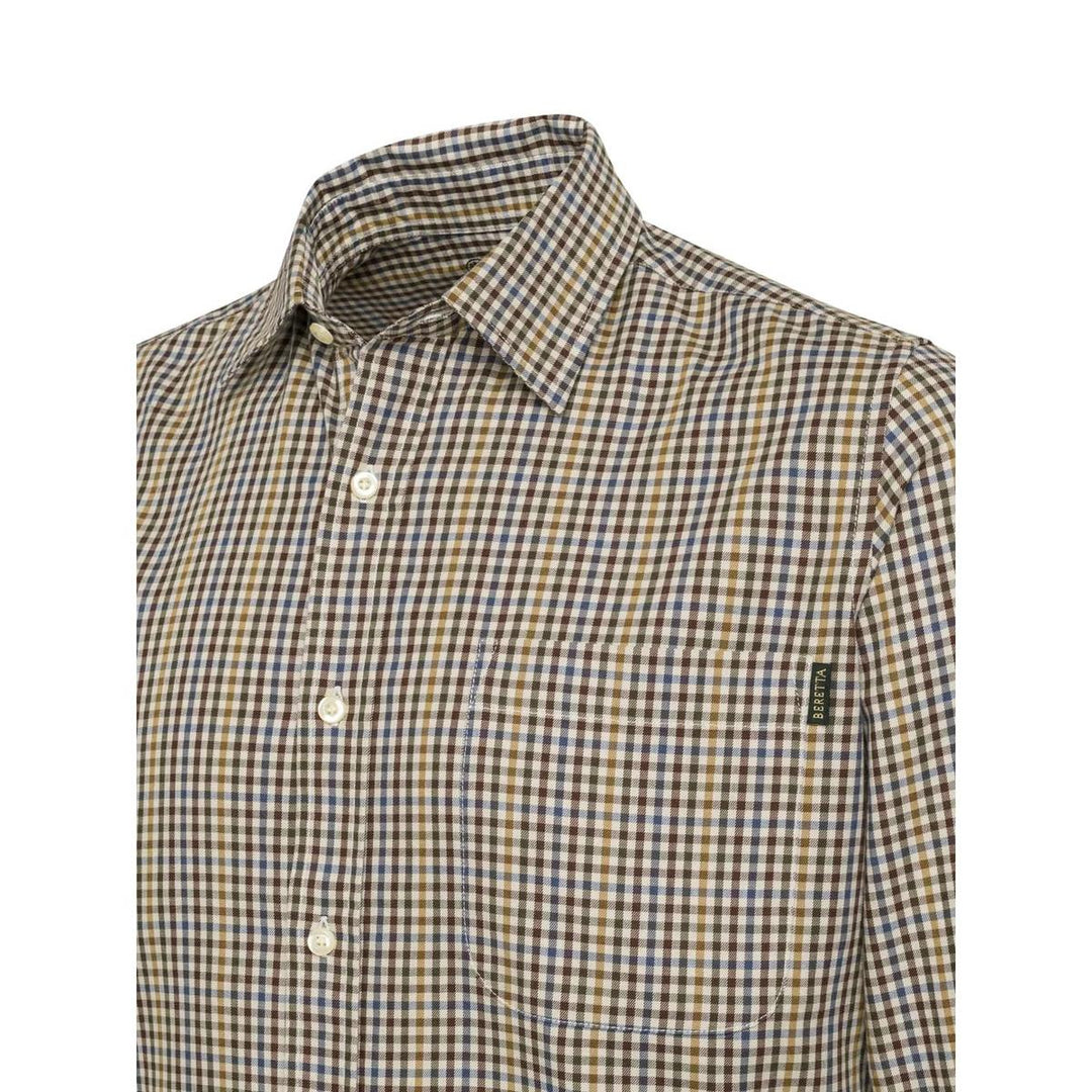 Beretta BRYGGEN SHIRT Brown & Beige Check