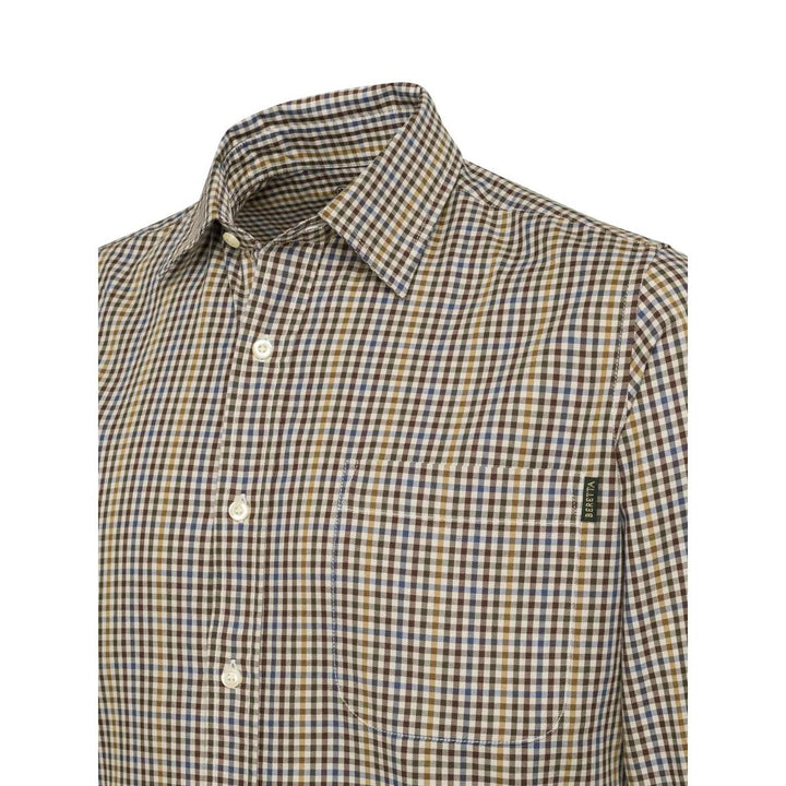 Beretta BRYGGEN SHIRT Brown & Beige Check