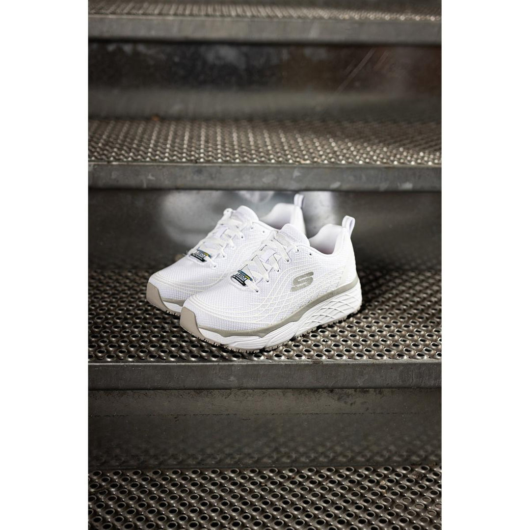 Skechers Workwear Max Cushioning Elite Sr Occupational Shoes White