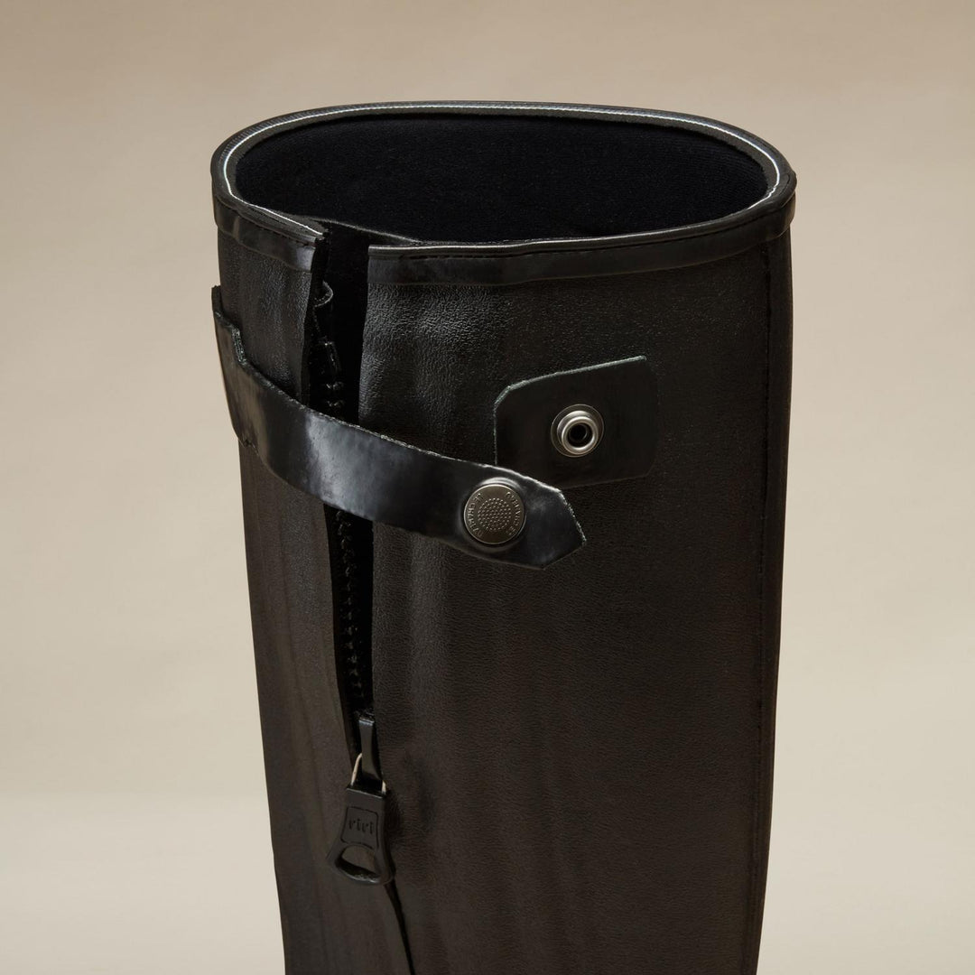 Le Chameau Men's Chasseur Neoprene Lined Wellington Boot - Black