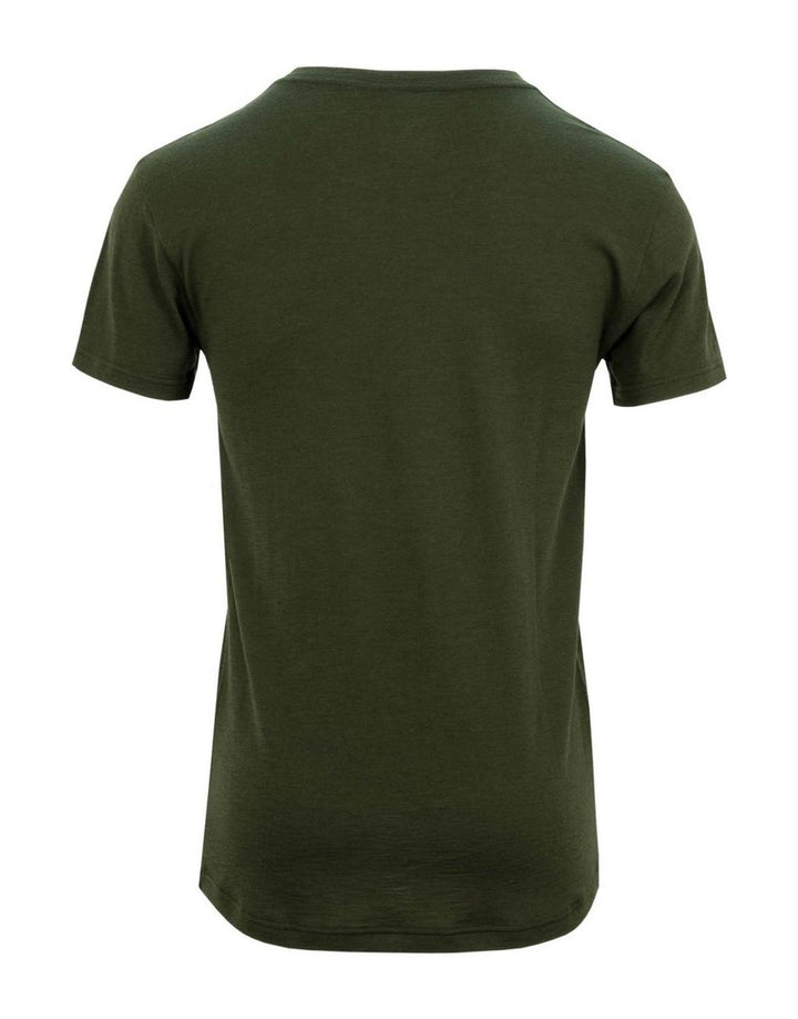 Swazi The Totem - Olive Dries up to 5x faster than conventional merino, 35% more elasticity yet it regains it's original shape