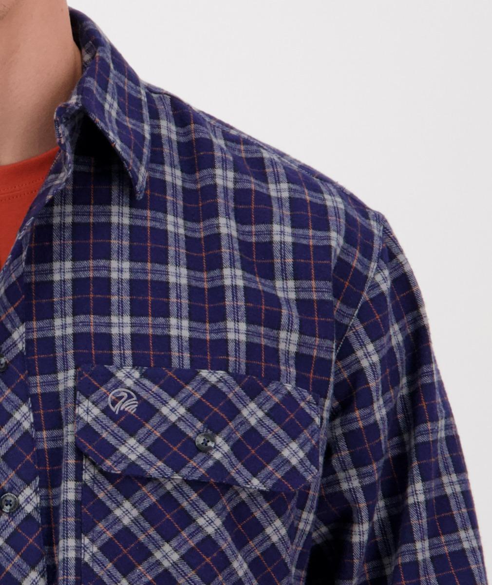 Swanndri Barn Shirt Grey