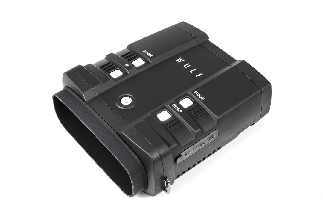Wulf Full HD Night Vision Binoculars - Up to 300m Detection Range during Darkness, 850nm Wavelength of Infrared LED