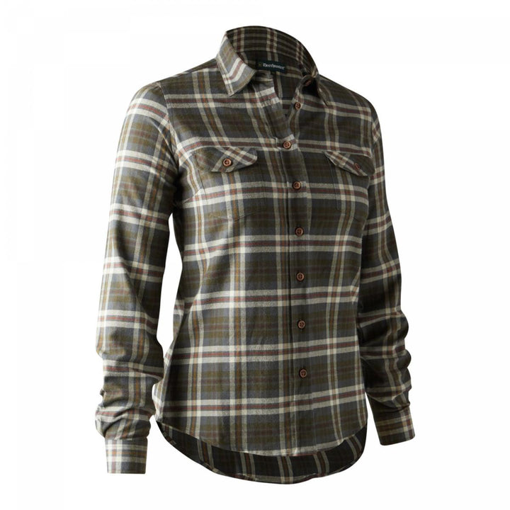 Deerhunter Lady Ruby Shirt Yellow Check Womens Shirt
