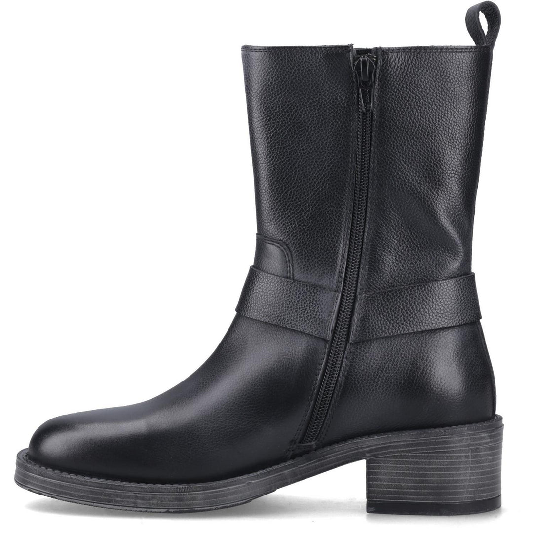 Althea Buckle Boot BLACK