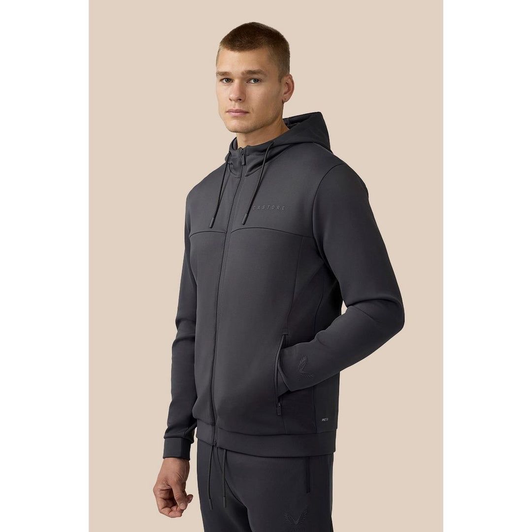 Castore Scuba Full Zip Through Hoody Gunmetal