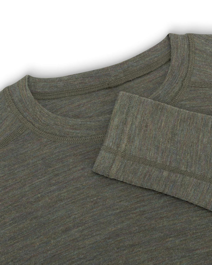 Hoggs of Fife 100% Merino Wool Crew Neck Base Layer Long Sle