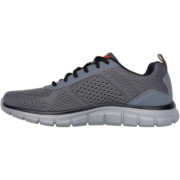 Skechers Track Leshur Shoes Charcoal/Orange