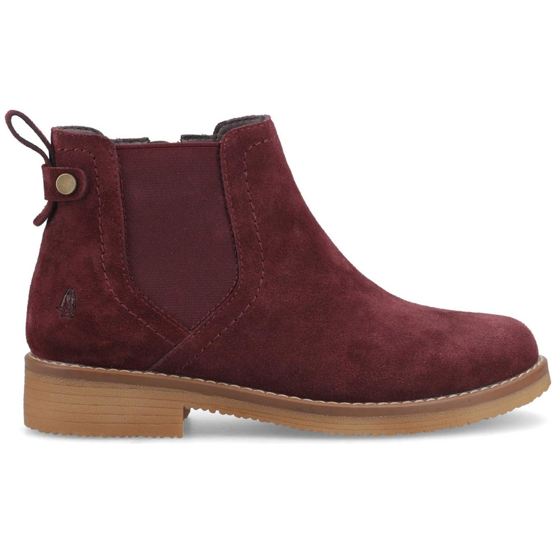 Maddy Ladies Ankle Boots Plum
