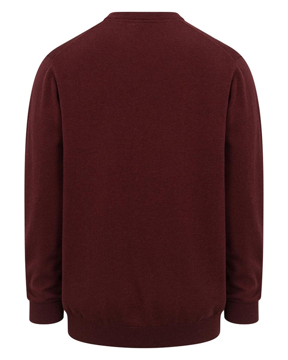 Hoggs of Fife Stirling II LS Pullover - Berry – view 2
