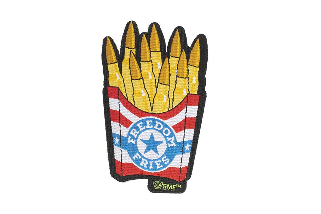SME FREEDOM FRIES PATCH - Velcro patch, Stitched image