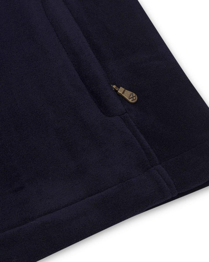 Hoggs of Fife Stenton 1/4 Zip Fleece - Midnight