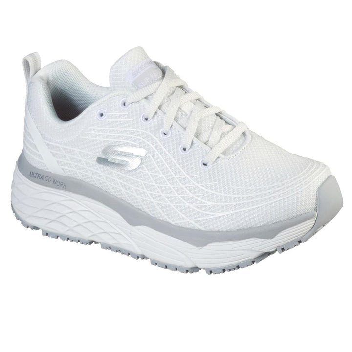 Skechers Workwear Max Cushioning Elite Sr Occupational Shoes White