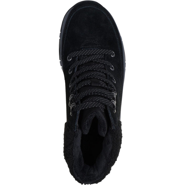 TREGO SNOW BREEZE Black Suede/Sherpa