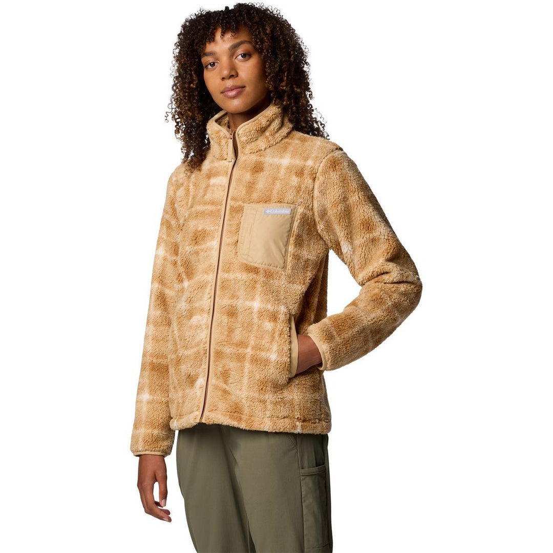 Columbia West Bend Print Full Zip Camel