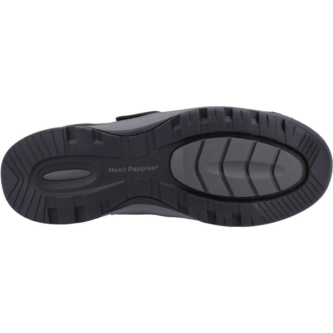Hush Puppies Casper Touch Fastening Shoes Navy Nubuck – view 3