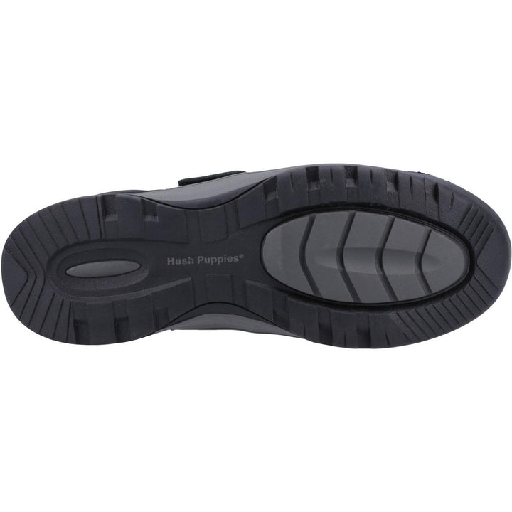 Hush Puppies Casper Touch Fastening Shoes Navy Nubuck – view 3