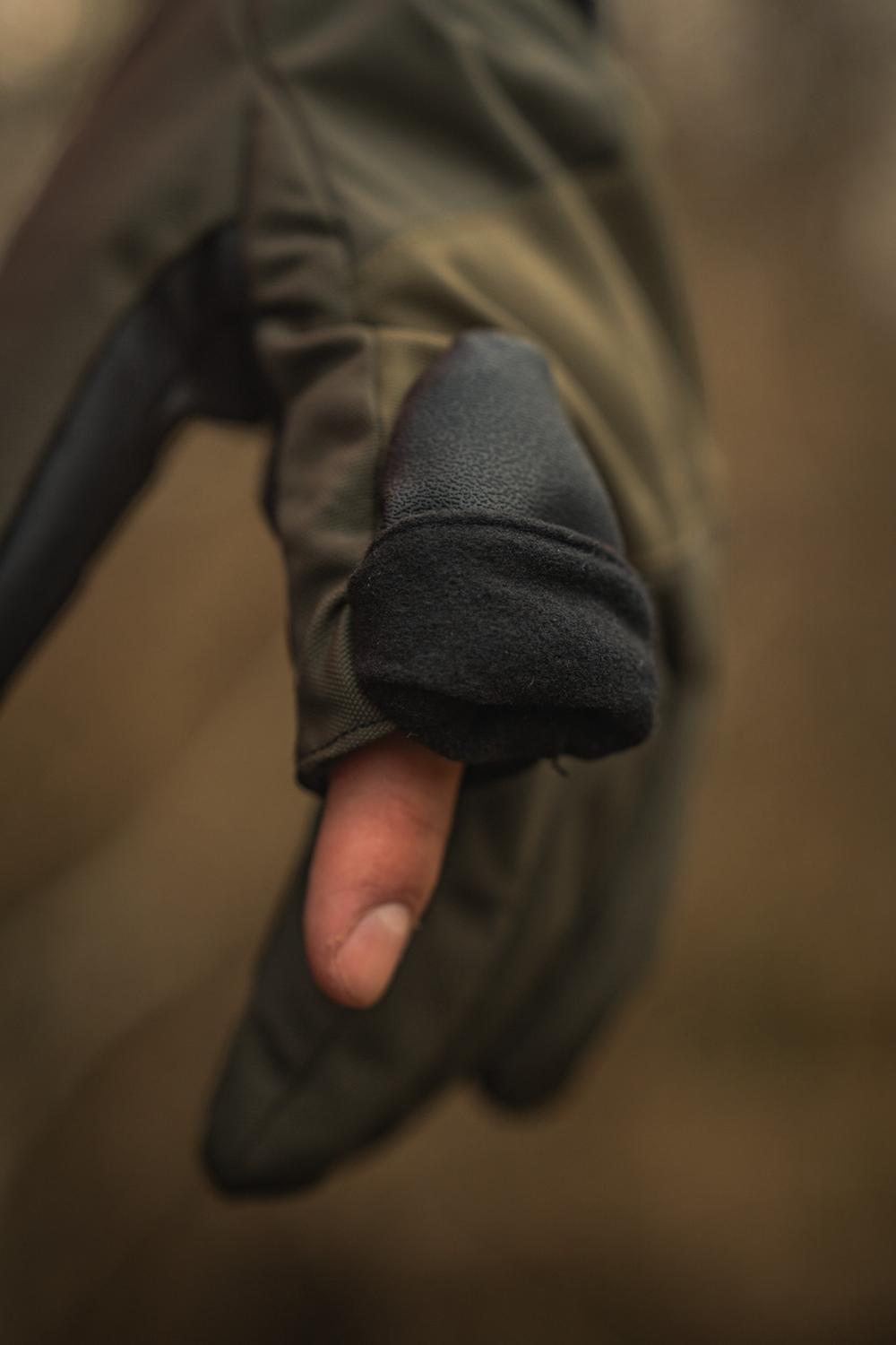 Seeland Trigger Fold-Back Gloves – Pine Green Hunting Gloves – view 8